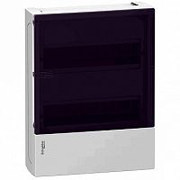 Распределительный шкаф PRAGMA, 24 мод., IP40, навесной, пластик, с клеммами | код. MIP12212S | Schneider Electric